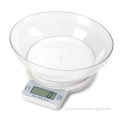 Kitchen Scale with AB Plastic Platform and Big Bowl, Measuring 170 x 200 x 78mm